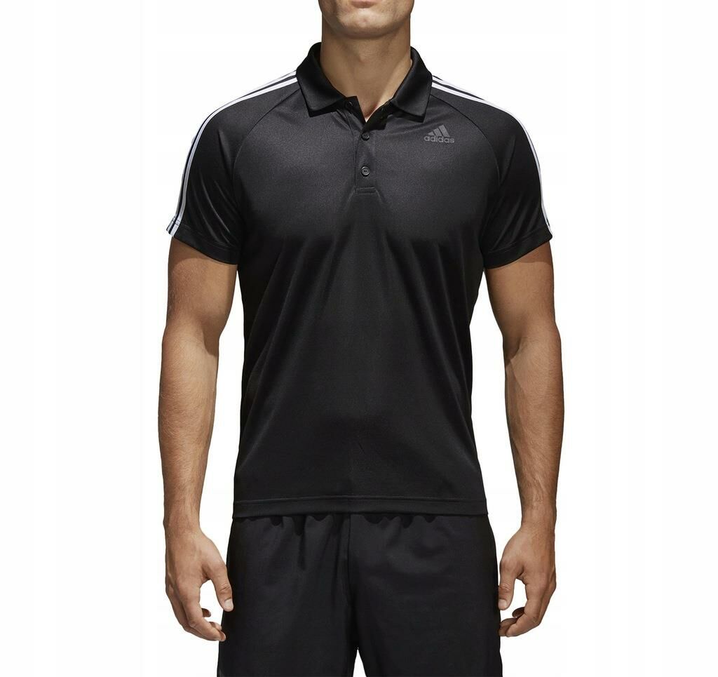 Adidas BK2601 D2M 3S Siyah Erkek Polo T-Shirt