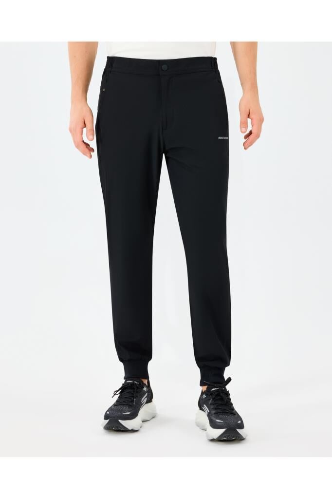 Skechers M Micro Coll. Side Zipper Jogger Fit Pant Erkek Eşofman Altı Siyah S211809-3817