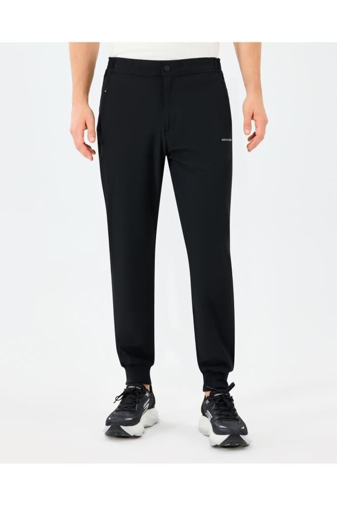 Skechers M Micro Coll. Side Zipper Jogger Fit Pant Erkek Eşofman Altı Siyah S211809-3817