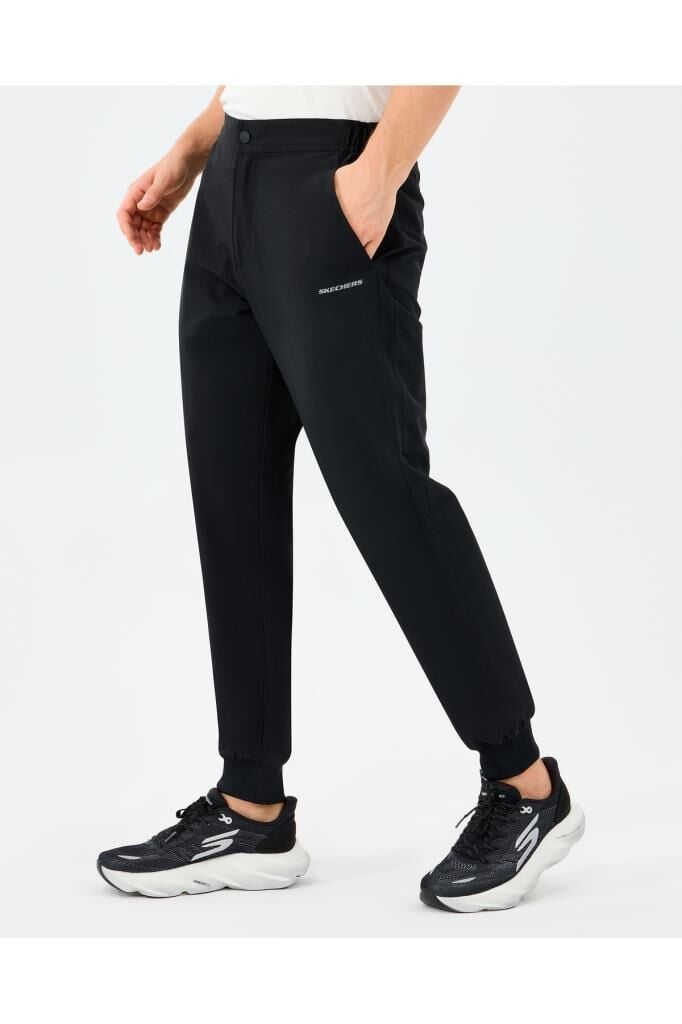 Skechers M Micro Coll. Side Zipper Jogger Fit Pant Erkek Eşofman Altı Siyah S211809-3817