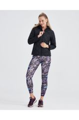 Skechers W Capitone Hooded Jacket Kadın Siyah Mont S212001-001