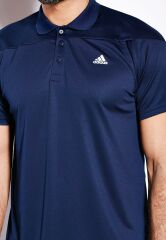 Adidas Base Plain Erkek Lacivert Polo Tişört AJ8090