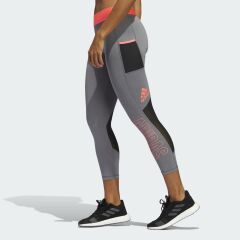 Adidas Kadın Gri Alpha Skin 7/8 Tayt Gc8222