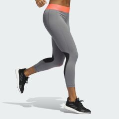 Adidas Kadın Gri Alpha Skin 7/8 Tayt Gc8222