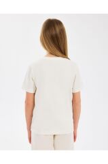 Skechers G Graphıc Tee Kız Çocuk Tişört Beyaz SK2510122-102