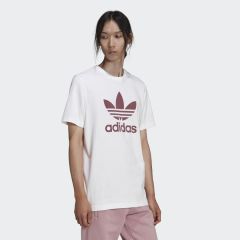 adidas Adicolor Classics Trefoil Tişört - Beyaz HE9514