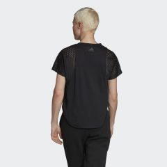 Adidas Siyah Kadın Günlük Tişört Dz8656 W id Mesh Tee