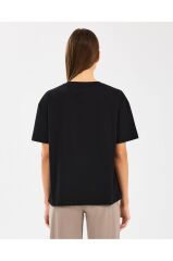 Skechers W Graphic Tee Loose Fit T-Shirt Kadın Tişört Siyah S2510311-001