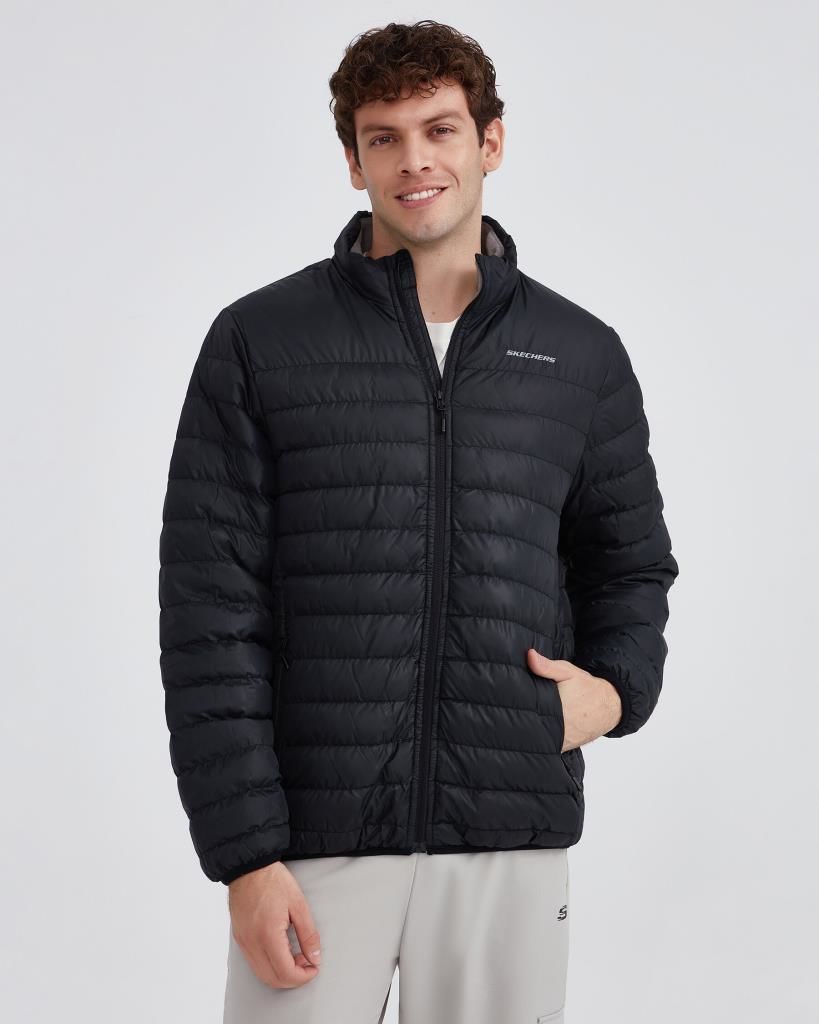 Skechers M Outerwear Padded Jacket Erkek Mont S232002-001