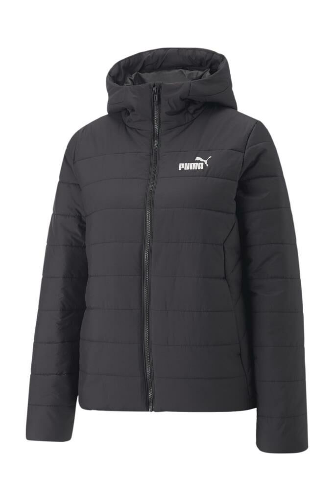 Puma Kadın / Kız Spor Mont - ESS Hooded Padded Jacket Puma Black - 84894001