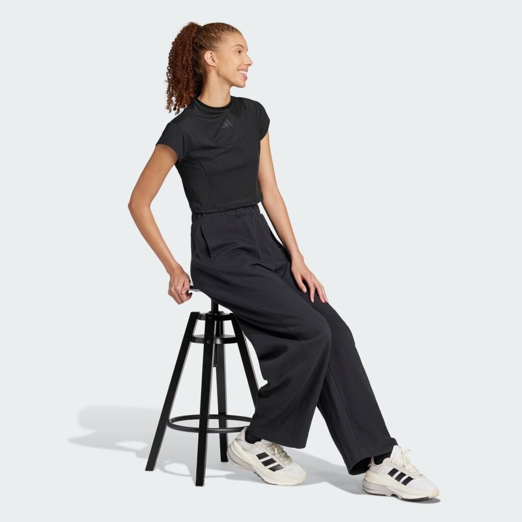 adidas W Ce Gro Kadın Tişört Siyah JF3413