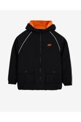 Skechers B Outerwear Reversible Coated Jacket Erkek Çocuk Siyah Mont Sk232025-001