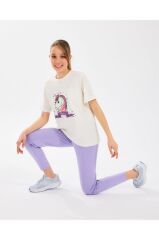 Skechers G Graphic Kız Çocuk Tişört Beyaz SK2510022-102