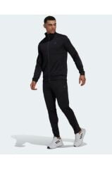 Adidas Slim Zıpped Siyah Erkek Eşofman Takımı HI5401