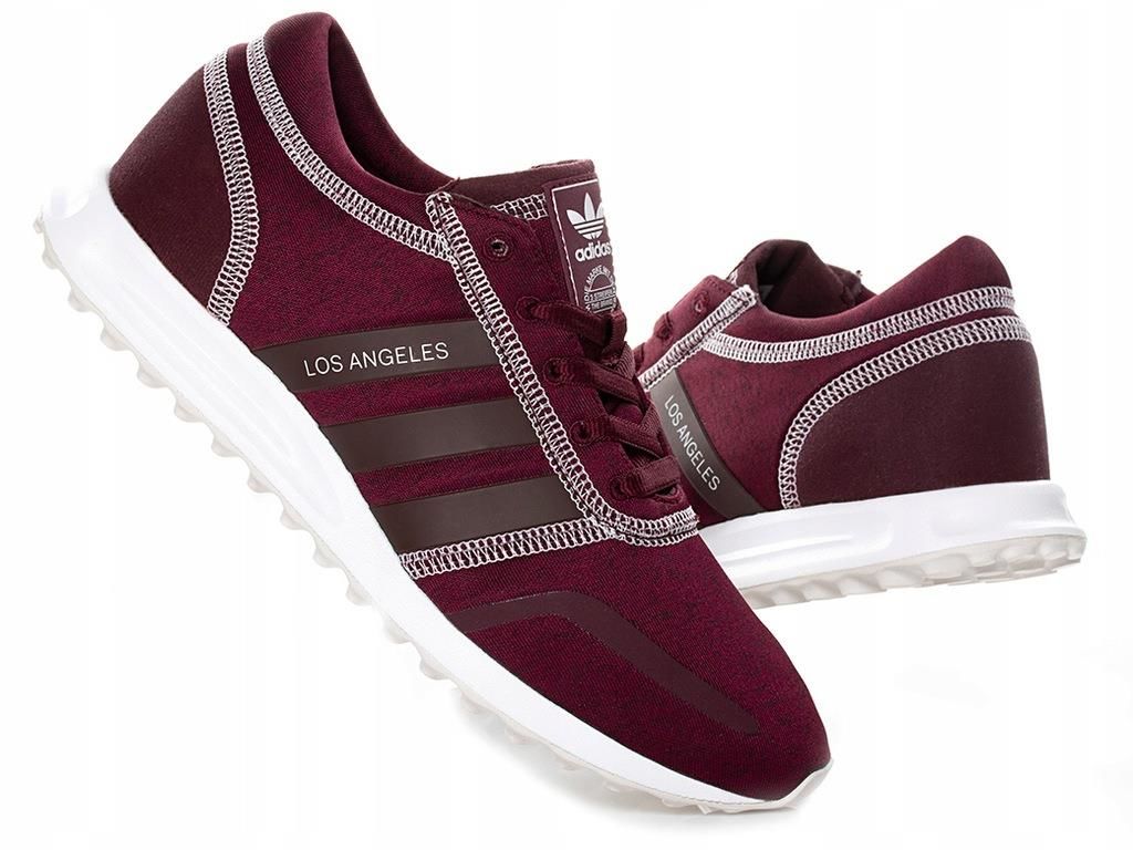 Adidas Los Angeles Kadın Bordo Spor Ayakkabı BA9977