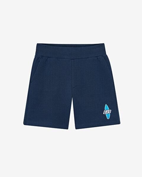 Skechers B Lw Fleece Sweatshort Erkek Çocuk Şort Lacivert SK2510131-410