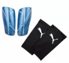 Puma ATTACANTO Shin Guards Protector Futbol Tekmelik Mavi 03088706