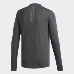 Adidas Erkek Uzun Kollu Koşu Tişörtü Spor Gri Dq1898 Supernova Tee