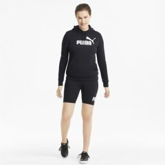 Puma Ess Logo Hoodie Tr Kadın Siyah Sweatshirt - 58679101