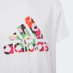 Adidas X Marimekko Aeroready Training Floral-Print T-shirt