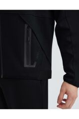 Skechers Erkek Fermuarlı Kapüşonlu Üst SİYAH S232184-001