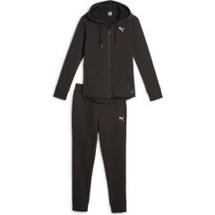Puma Classic Hooded Tracksuit Fl cl Kadın Günlük Eşofman Takımı 62263701 Siyah