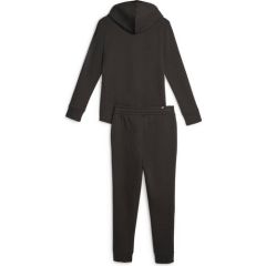 Puma Classic Hooded Tracksuit Fl cl Kadın Günlük Eşofman Takımı 62263701 Siyah