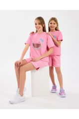 Skechers G Lw Fleece Kız Çocuk Şort Pembe SK2510044-610