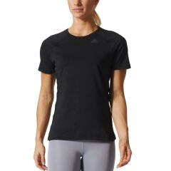 Adidas Kadın Antrenman T-shirt - D2M Tee Solid - BK2688