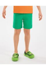 Skechers B Essentials Sweatshort Erkek Çocuk Şort Yeşil SK2510144-300