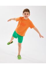 Skechers B Essentials Sweatshort Erkek Çocuk Şort Yeşil SK2510144-300