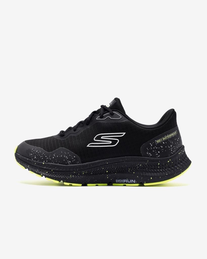 Skechers Go Run Consistent 2.0  Piedmont Erkek Koşu Ayakkabısı Waterproof Siyah 220874 BKLM