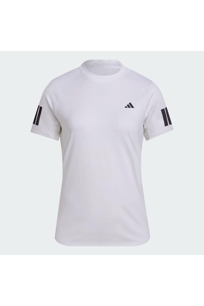 adidas Club 3-Stripes Tennis Climacool Kadın Tişört Beyaz JN7094