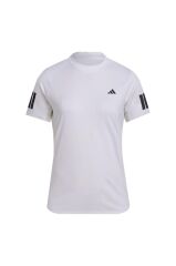adidas Club 3-Stripes Tennis Climacool Kadın Tişört Beyaz JN7094