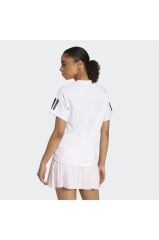 adidas Club 3-Stripes Tennis Climacool Kadın Tişört Beyaz JN7094