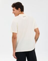 Skechers M Short Sleeve Polo Erkek Tişört Ekru S211800-1208