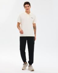 Skechers M Short Sleeve Polo Erkek Tişört Ekru S211800-1208