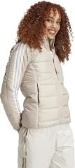 adidas Essentials 3-Stripes Light Down Kadın Mont Bej IX8925