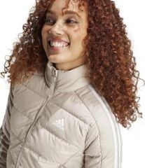 adidas Essentials 3-Stripes Light Down Kadın Mont Bej IX8925