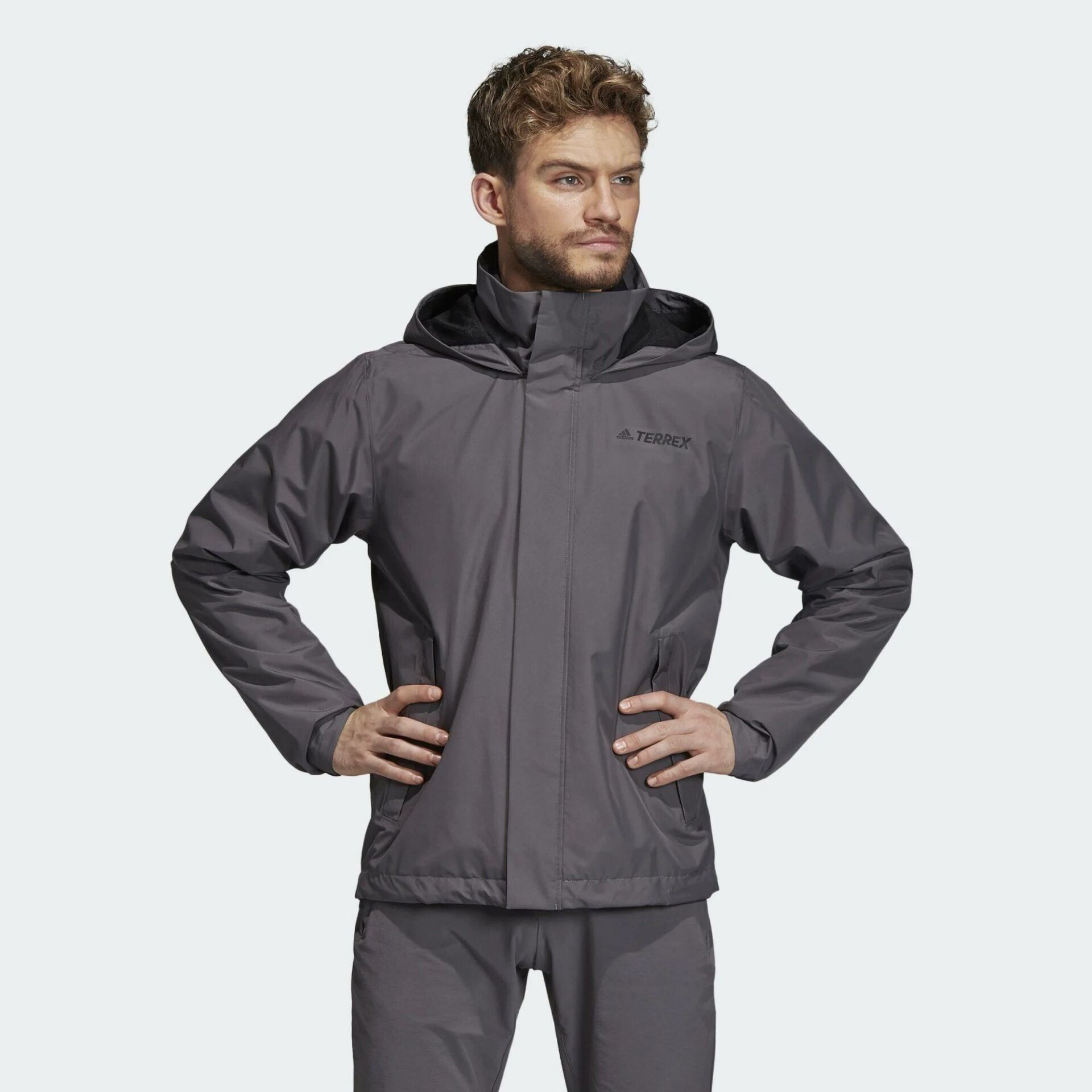 Adidas Terrex Air Rain Jacket Erkek Rüzgarlık - DZ7233