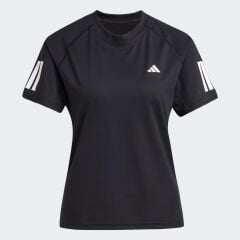adidas Club 3-Stripes Tennis Climacool Kadın Tişört Siyah JN7093