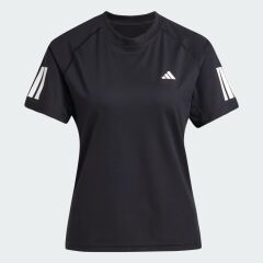 adidas Club 3-Stripes Tennis Climacool Kadın Tişört Siyah JN7093