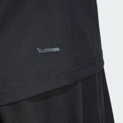 adidas Club 3-Stripes Tennis Climacool Kadın Tişört Siyah JN7093