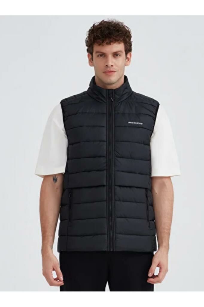 Skechers M Outerwear Padded Vest Erkek Yelek S231241-001