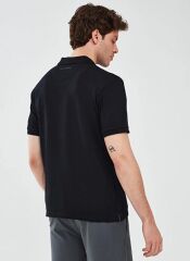 Skechers M Short Sleeve Polo Erkek Tişört Siyah S211800-3817