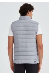 Skechers M Outerwear Padded Vest Erkek Gri Yelek S231241-035