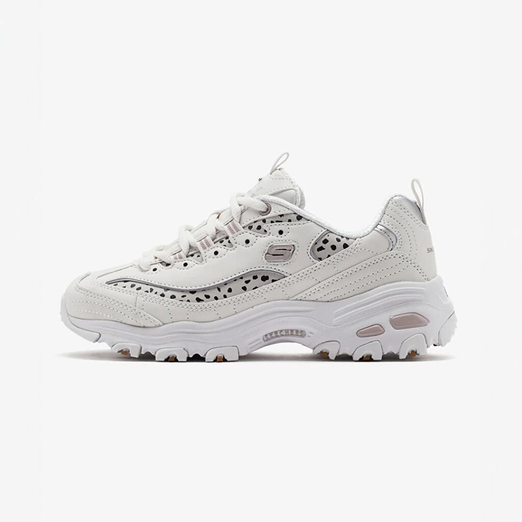 Skechers D'lites Wildcats Kadın Sneakers Beyaz 150236 OFPK
