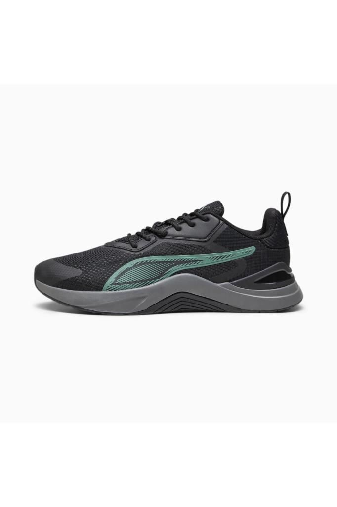 Puma Black Eucalyptus Cool Dark Koşu Antrenman Ayakkabısı 37789315