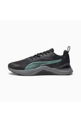 Puma Black Eucalyptus Cool Dark Koşu Antrenman Ayakkabısı 37789315