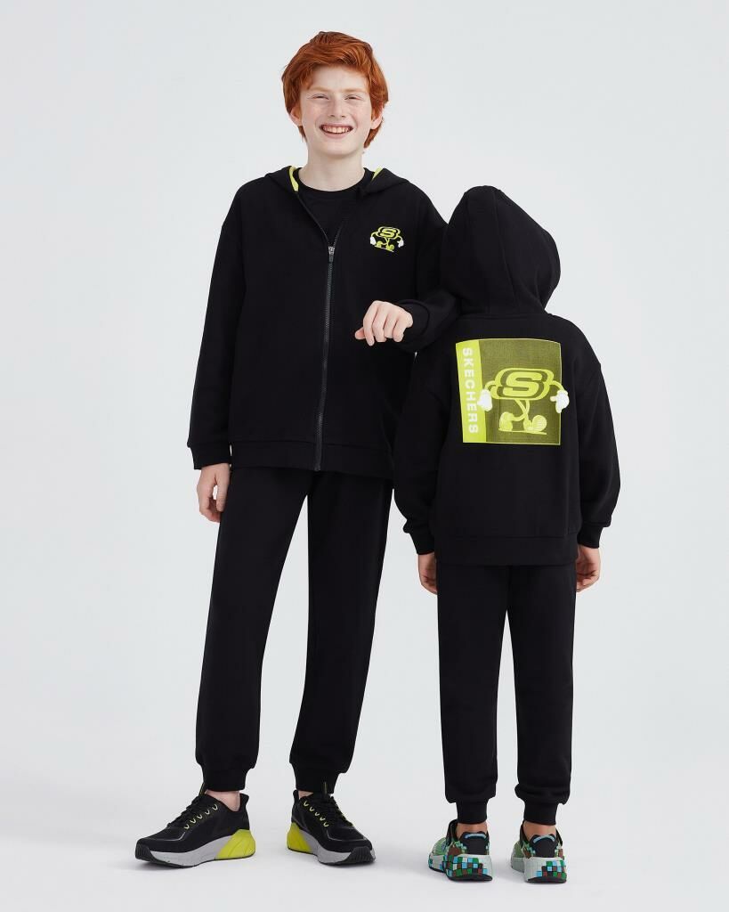 Skechers B Heavy Weight Fleece Suit Track Çocuk Eşofman Takımı SK232130-001